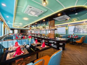 Restaurant- Aurora Halong Cruises